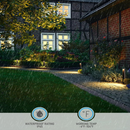 ALP16 12-Pack 5W 5CCT 1800K/2700K/3500K/4000K/5000K or Single-Color 3000K Warm White Integrated LED Landscape Pathway Light Package, 12V Low Voltage Side Lit Path Lights