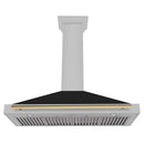 ZLINE 48" Autograph Stainless Wall Range Hood KB4SNZ-BLM48-CB