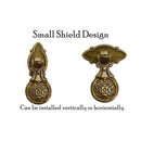Medallion Style Pendant Pull w/ Back Plate Options