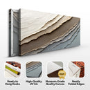 Abstract Earth Tones Wall Art