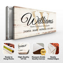 Personalized Family Sign XI