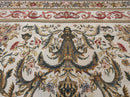 Aubusson Needlepoint Rug 10x14, Elegant European French Carpet, Vintage Carpet