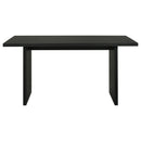 Decker 70-inch Rectangular Wood Counter Height Dining Table Black