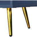 Modern Shoe Storage Bench with Hidden Storage and Upholstered Cushions for Bedside, Living Room and Entryway (Navy)