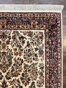 Karastan Rug 5.9 x 9, Ivory Sarouk