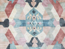 Contemporary Indian Nepalese Area Rug 8x11, Wool Hand-Knotted Modern Multicolor Nepali Abstract Carpet 8 x 11 Soft Playroom Nursery Room Rug