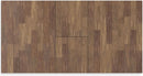 Farmhouse Dining Extension Table Butterfly Leaf 6-8 Seater Black And Dark Brown