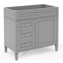 Bathroom Vanity With 2 Drawers And Tip-Out Drawer, Storage Cabinet