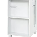 20' Bathroom Vanity with Sink, Bathroom Vanity Cabinet with Two-tier Shelf, Adjustable Shelf, Solid Wood and MDF, White(Old Sku:WF322518AAK)