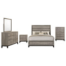 Valen Five-piece California King Bedroom Set Light Taupe