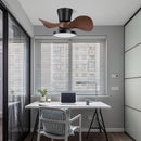22 Inch Quiet Ceiling Fan With LED Light And Remote