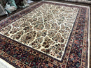 8.8 x 12 Karastan Ivory Sarouk Rug