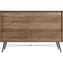 6-Drawer Chest, 6 Drawer Dresser TV Stand for TV, Dressers Bedroom Furniture Large Storage Tower Unit, Dresser for Bedroom, Closet, Hallway, 47.2"W x 15.7"D x 31.5"H, Rustic Walnut