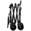 Collapsible Folding Wagon 300L,49' Extra Long Collapsible Wagon with Tailgate, All-Terrain 7'x 4' Big Wheels,Beach Wagon Cart Heavy Duty 400LBS Foldable Foldable Beach Wagon for Garden Sports Camping