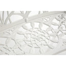 Cast aluminium bench