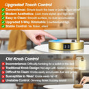 Gold Industrial Touch Table Lamps 2 Pack With USB Ports