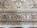 Pak Persian Rug 9x11, Very Fine Hand Knotted Oriental Carpet, Haji Jalili Design, Ivory/Cream, Wool Handmade Room Sized Rug 9 x 11 ft, Nice