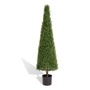 Tree Artificial Boxwood Topiary Tree Plant Potted Trees Decorations For Indoor Living Room Outdoor 150cm 1pcs/set