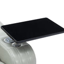Modern PU Leather Power Recliner with Cooling Cup Holder, Bluetooth Speaker, LED Lights, USB Ports, Tray Table, Arm Storage, Grey