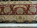 9' X 12' Vintage Handmade Fine Chinese Oriental Floral Wool Rug Silk Black