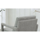 Mid-Century Armchair, 2pcs, Accent Chair with Wood Legs & Soft Cushion for Living Room, Bedroom, Home Office, Study, Grey