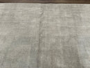 Tibetan Rug 8x10 Taupe Handmade Wool Modern Contemporary Carpet