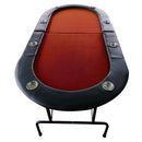 INO Design 73' Foldable Poker Table with Cup Holders