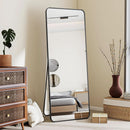 Full Length Floor Mirror 56 Inch Tall Black Freestanding