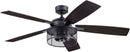 IndustrialStrength 52 Inch Ceiling Fan With LED Light