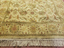 Belgium Power Loomed Rug 5x7, Vintage Oriental Wool Carpet, Beige