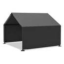Dog Shade Shelter, Portable Pet Tent, Water Resistant Dog House for Shade Protection, Outdoor, Garden, Patio, Backyard, Gray