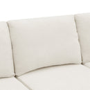 Luxury Cloud Chenille Modular U Shaped Sectional Sofa with Ottomans, Deep Seat, No Assembly Required, 3 Colors, 110*72'