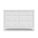 White Six Drawer Dresser For Nursery Organization Solutions