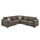 Rylie - Modular Sectional Sofa With Toss Pillows