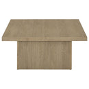 Devar Square Engineered Wood Cocktail Coffee Table Latte