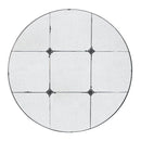 Traditional Decor Style Round Antique Glass Wall Mirror, Wall Decor For For Bathroom Entryway Console Lean Against Wall - Black