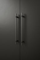 Gun Metal and Black "Bond" T-Bar Dual Finish Knob and Pulls