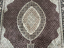 Sino Persian Rug 8x10, Herati, Elegant Oriental Carpet, Dark Maroon