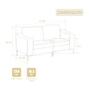 Modular Sectional Two-Seater Sofa  , Corduroy Sectional Couch,Beige