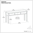 Hollander - Wide Console Table