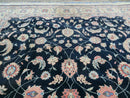 10' X 14' Vintage Handmade India Wool Hand Knotted Carpet Rug Organic Dyes Nice
