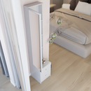 Length 11.8' x Width 15.7' x Height 63' Simple Stylish Dressing Mirror Cabinet, Full Body Mirror Cabinet, Extra Large Mirror, Multi Layer High Capacity Storage, Use Alone or In Conjunction With Vanity