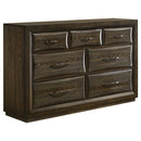 Atlas 4-piece Eastern King Bedroom Set Dark Oak