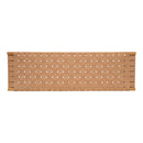 Stylish Acacia Wood Bedroom Bench with Woven PU Leather Seat