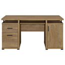 Tracy 55-inch 2-drawer Office Computer Desk Mango