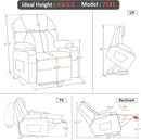Petite Power Lift Recliner With Massage And USB Ports