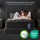 Queen 12 Inches Hybrid Memory foam Mattress CertipurUS