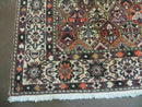 Antique Persian Bakhtiari Rug 7x10 - Multicolor Repeated Panel Design - Vegetable Dyed Rug - Hand Knotted Wool Room Sized Oriental Carpet 7 x 10 Rug