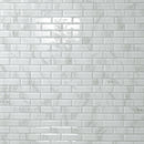 Ivory Amber Beveled Subway 11.81"x11.81" Glass Mesh-Mounted Mosaic Tile Pattern- MSI Collection