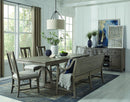 Paxton Place - Dining Side Chair With Upholstered Seat (Set of 2) - Dovetail Gray